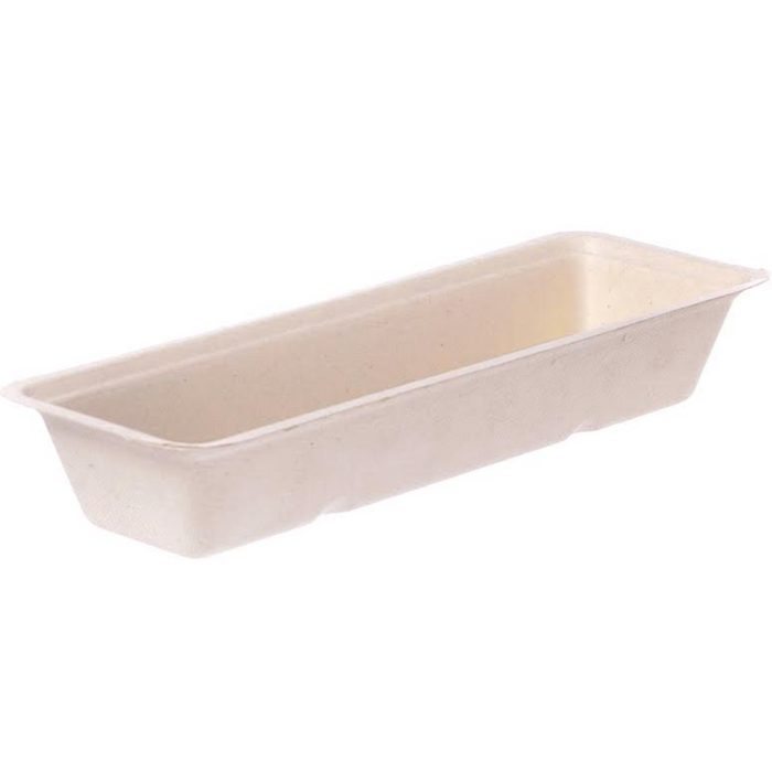 Bol à goûter A16 non divisé 20x7,2x3,2cm Bagasse 