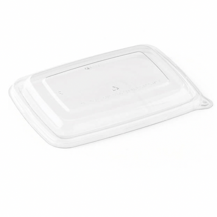 Couvercle Menu Bowl Carré 950ml RPET transparent