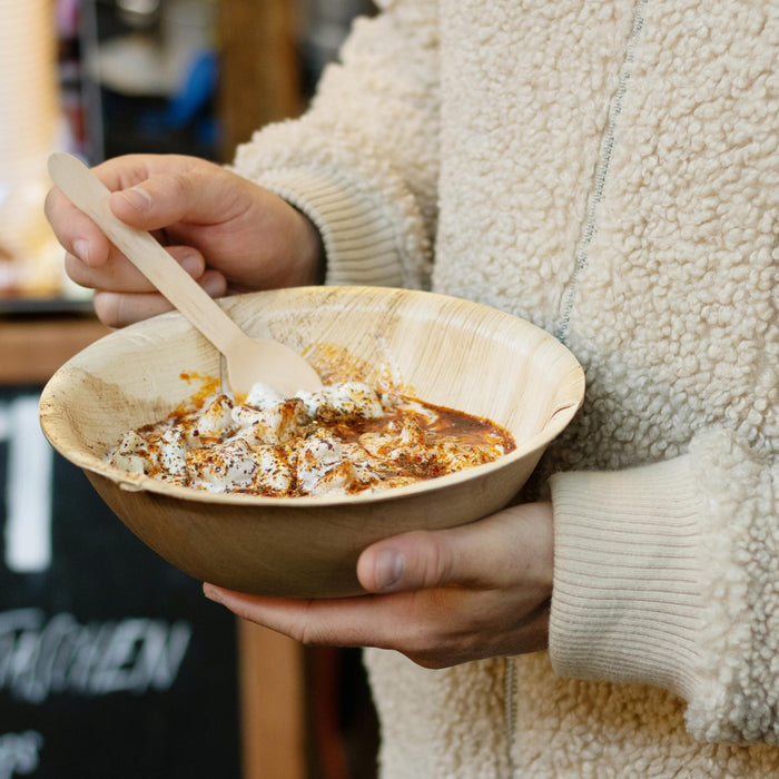 Bol feuille de palmier rond - Ø 18 cm - 600ml