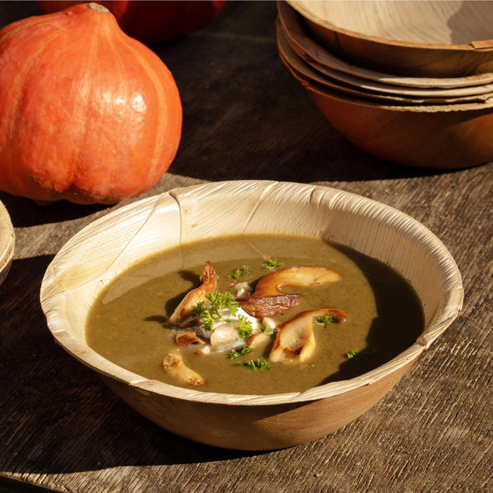 Bol feuille de palmier rond - Ø 18 cm - 600ml