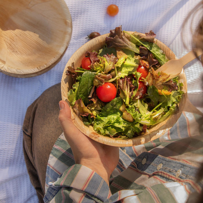 Bol feuille de palmier rond - Ø 18 cm - 600ml