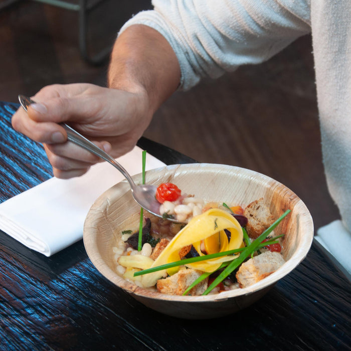 Bol feuille de palmier rond - Ø 18 cm - 600ml