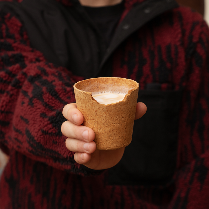 Tasse comestible, durable, Cupffee, 220 ml