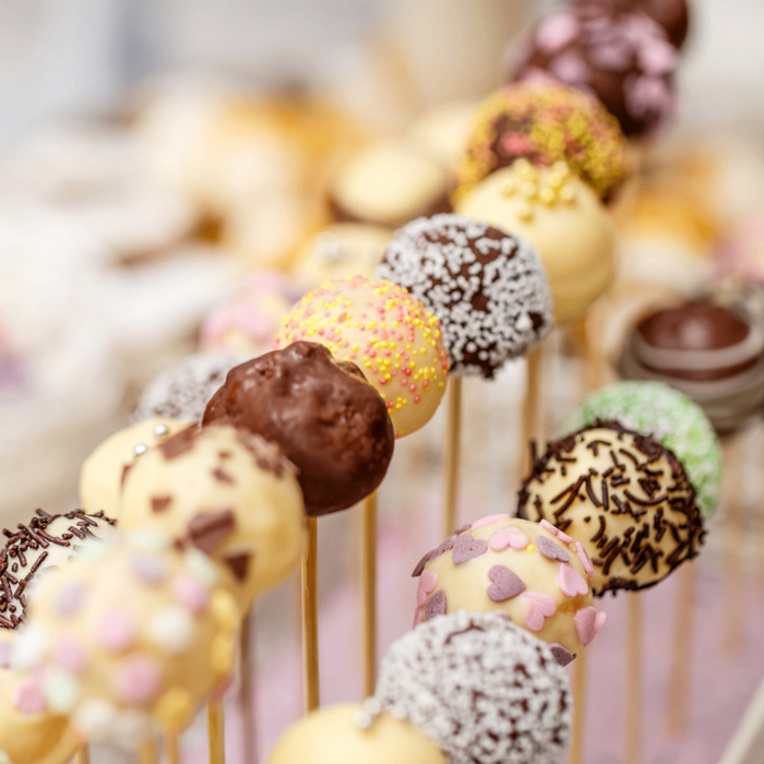 Bâtonnets Cake Pop en bois de bouleau - 17cm