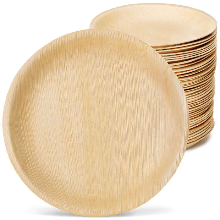 Assiette en palmier ronde Ø 23 cm