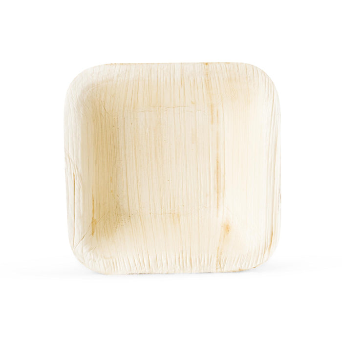 Bol en feuille de palmier, 50 ml, carré, 8 x 8 x 2 cm
