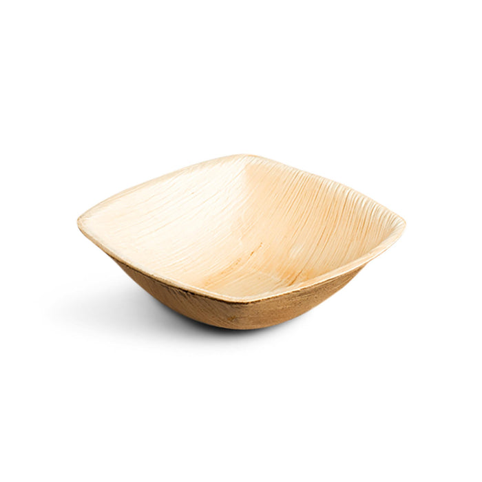 Bol en feuille de palmier, 75 ml, carré, 9 x 9 x 3 cm