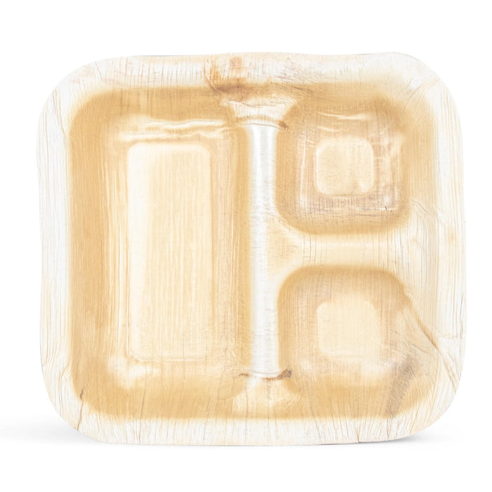 Bol en feuille de palmier, 600 ml, rectangulaire, 24 x 15 x 4 cm