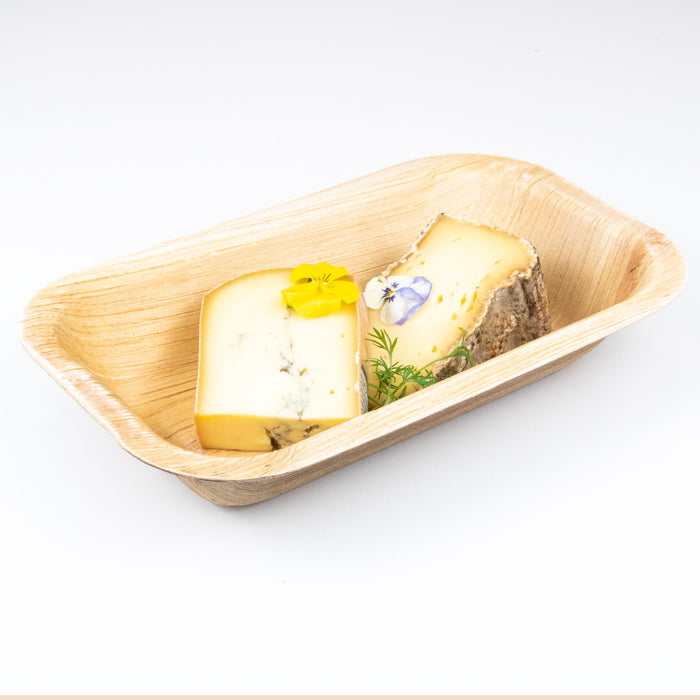 Bol en feuille de palmier, 600 ml, rectangulaire, 24 x 15 x 4 cm