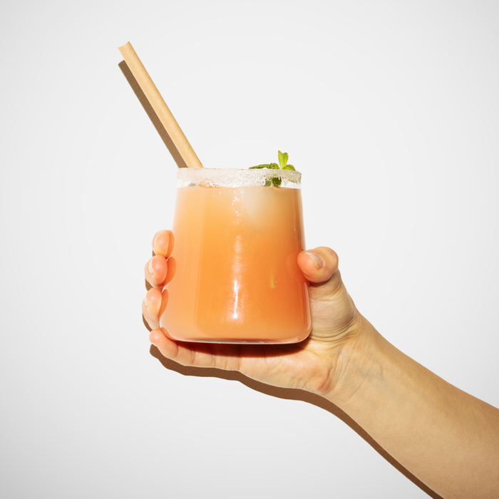 Pailles en papier kraft 8x200mm