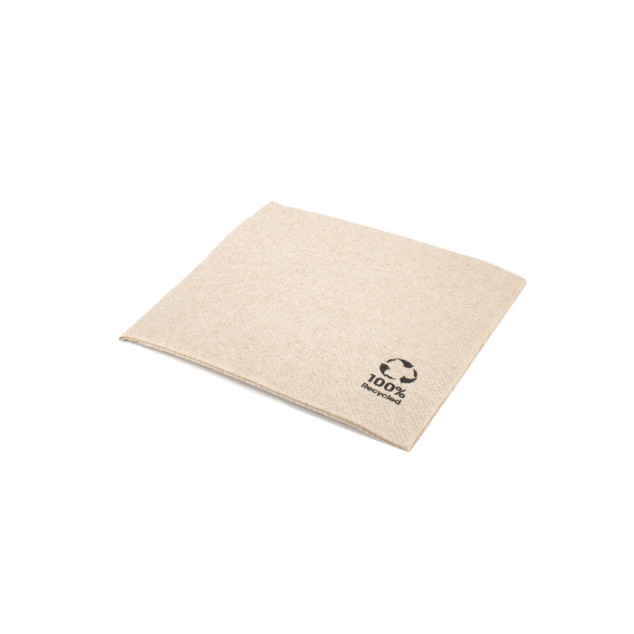 Serviettes en papier - carré marron 20 cm 1 épaisseur