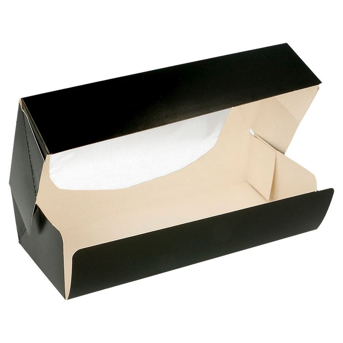 Emballage de sushi / boîte de transport - 20 x 9 x 4,5 cm - noir