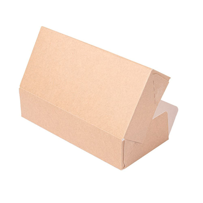 Emballage de sushi / boîte de transport - 19,7 x 9 x 4,5 cm - marron