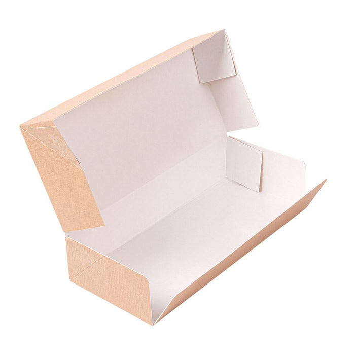 Emballage de sushi / boîte de transport - 19,7 x 9 x 4,5 cm - marron