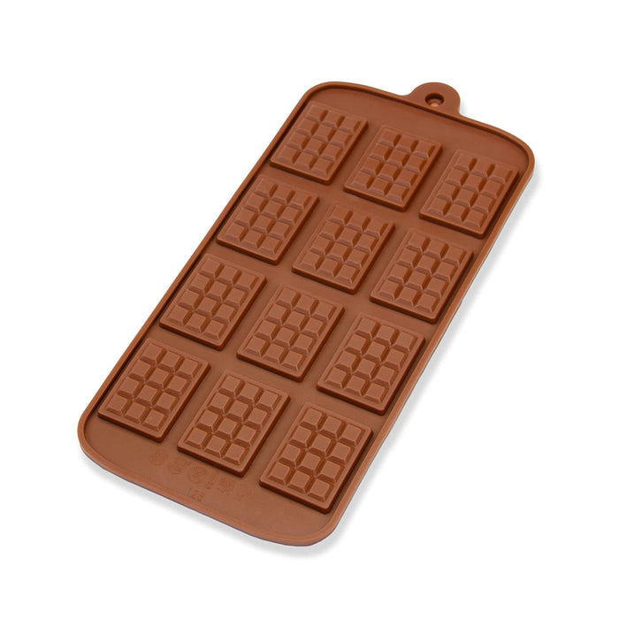 Moule silicone chocolat - marron 21x10.5x0.5cm