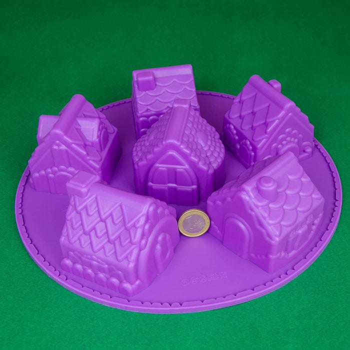 Moule en silicone maison - violet 26,5x26,5x6cm
