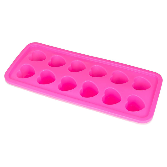 Moule silicone coeurs - rose 26x11x3cm