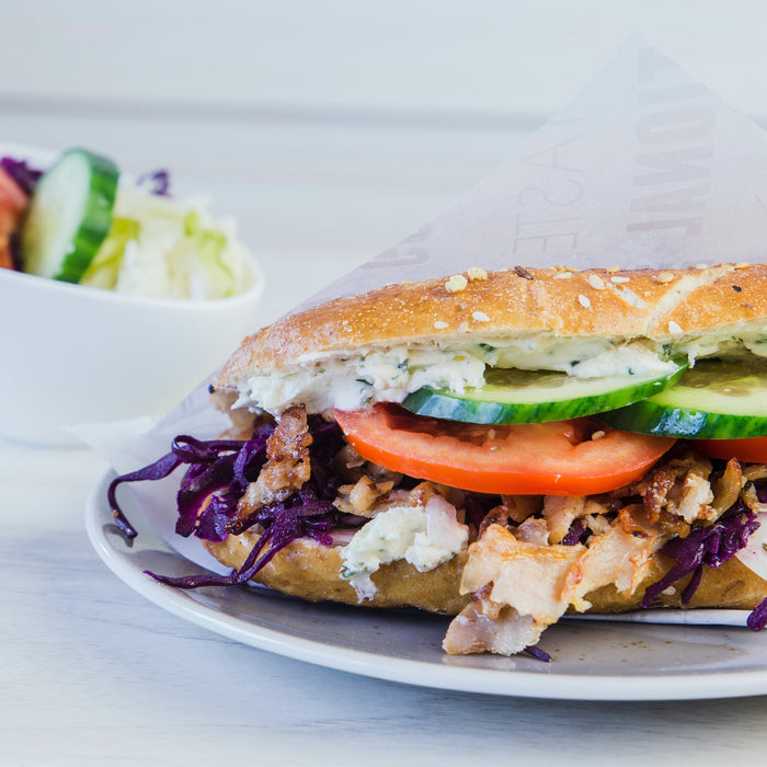 Sachets à goûter en papier - Imprimé "Journal" 15 x 16 cm, ouvert sur 2 faces