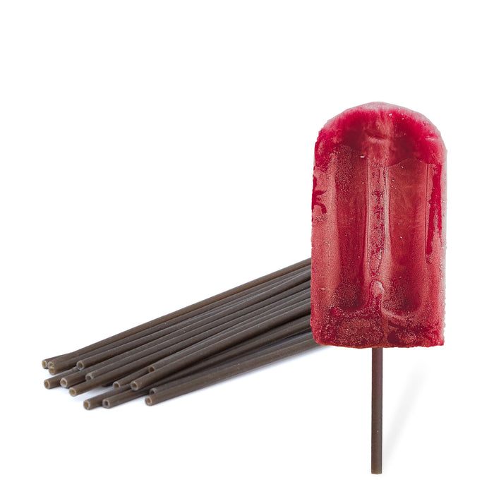 Bâtons de popsicle comestibles - Ø 5 mm - 22,5 cm de long (100 pièces)