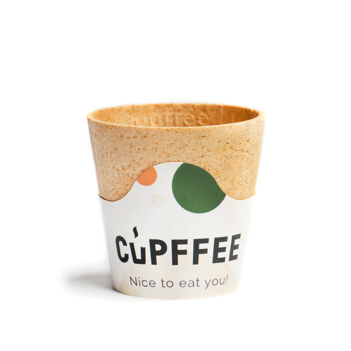 Gobelets comestibles Cupffee - 110ml / 220ml (café à emporter, cacao, boissons chaudes)