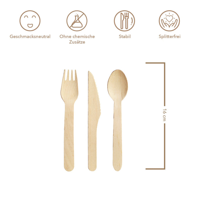 Fourchettes à Frites En Bois De Bouleau - Jetables - 12 Cm - Lot De 1000 - Écologiques Et Sans Goût - 8