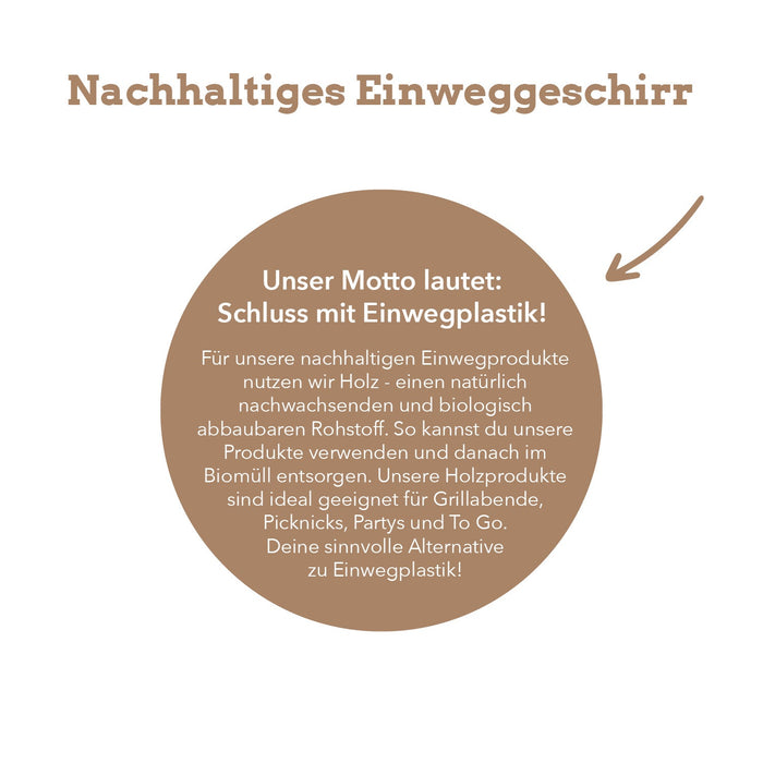 Fourchette à frites en bois - fourchette à fruits / fourchette à frites (8,5 cm)