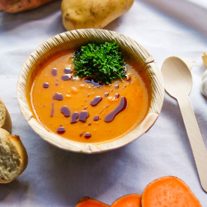 Bol feuille de palmier ovale 20 x 13 cm