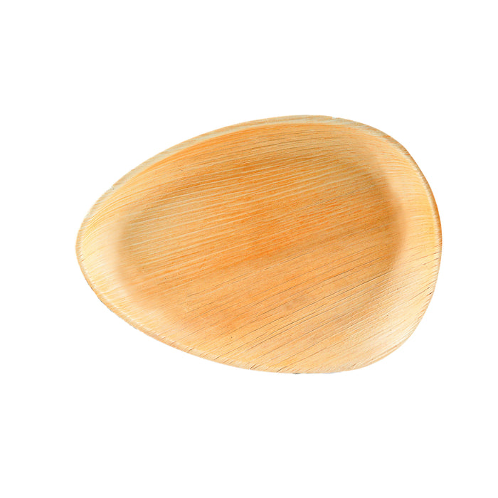 Assiette en Feuille de Palmier - Forme de Larme 17cm
