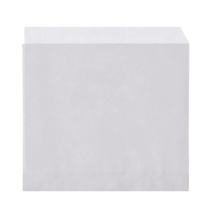 Sacs à goûter en papier - blanc 16 x 16 cm ouverts sur 2 côtés