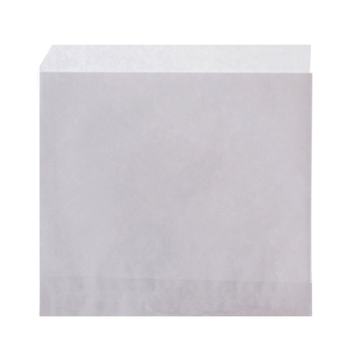 Sacs à goûter en papier - blanc 16 x 16 cm ouverts sur 2 côtés