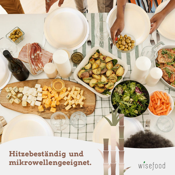 Coffret burger bagasse de canne à sucre bio - 400ml (blanc)