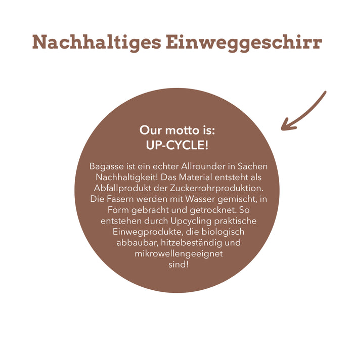 Bagasse à clapet 3 compartiments - 220x200x85mm